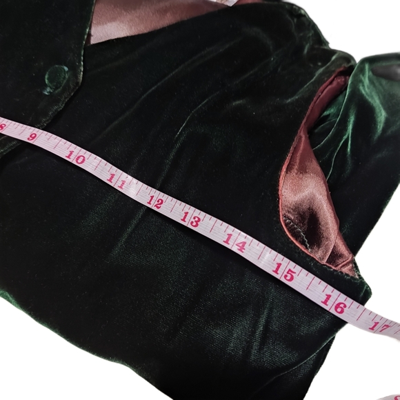 Jacob Jr. Green velvet dress - Picture 3 of 5